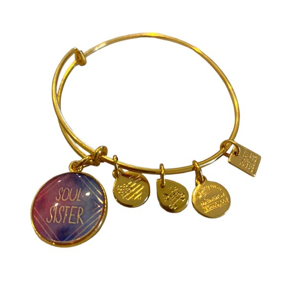 Alex and Ani Soul Sister Charm Bangle - Picture 1 of 4